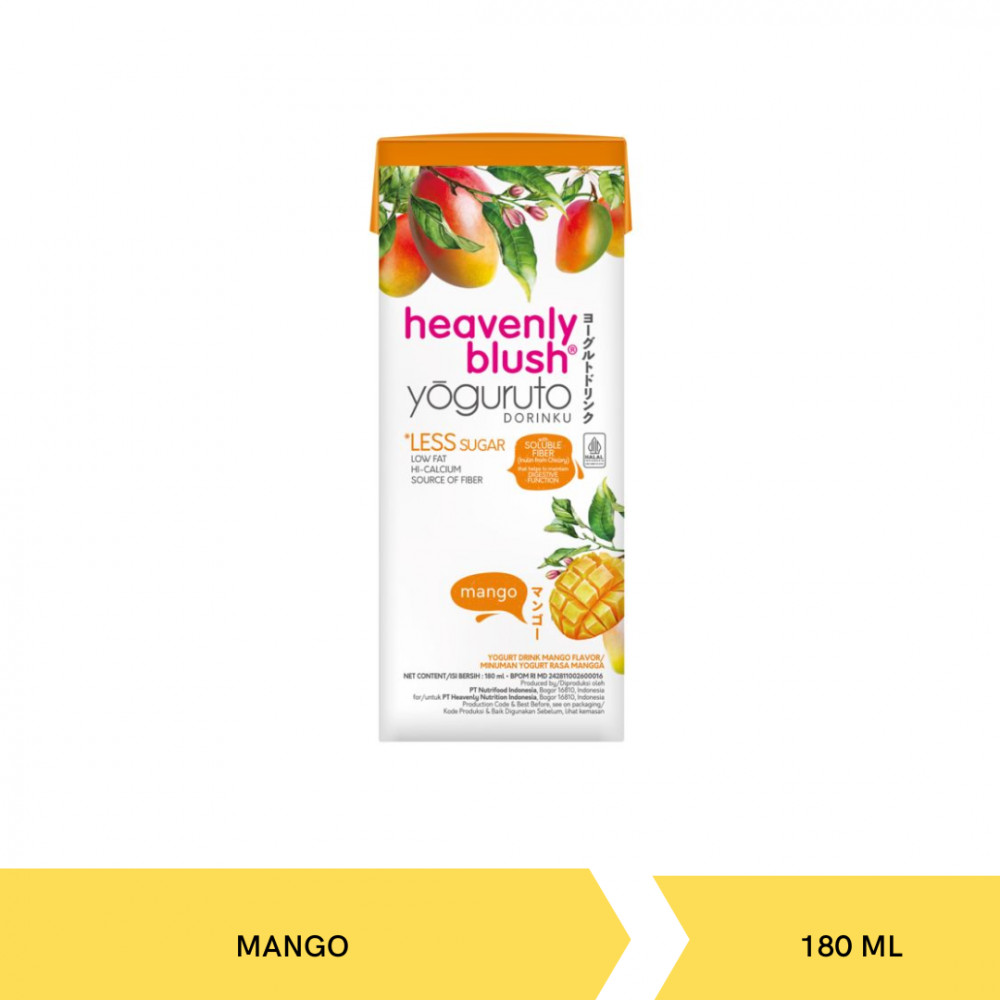 HEAVENLY BL YOGURUTO MANGO 180ML X 24