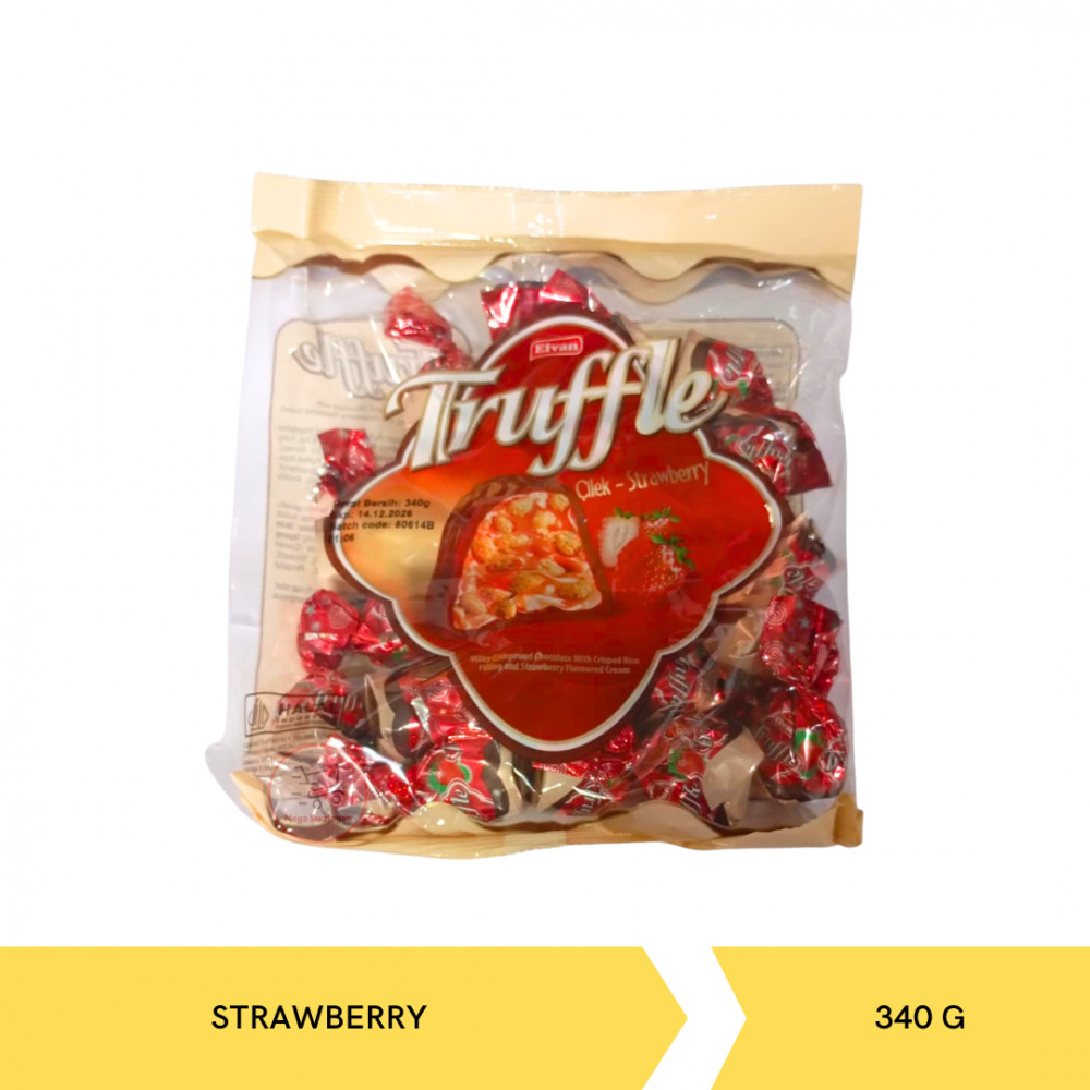 ELVAN TRUFFLE STRAWBERRY 340G X 10