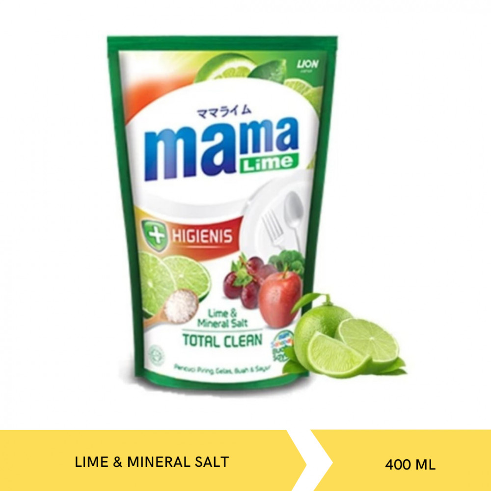MAMA LIME&amp;MINERAL SALT POUCH 400ML+30ML X 12