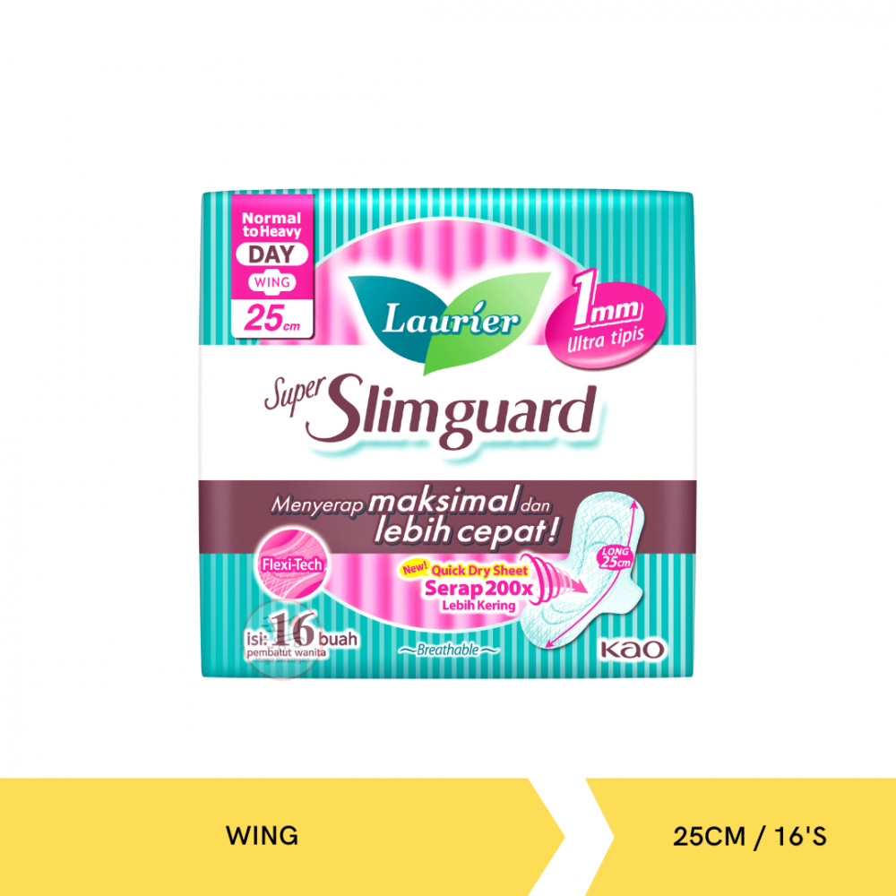 LAURIER SLIMGUARD DAY WING 25CM/16`S X 16