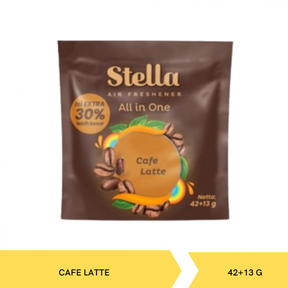 STELLA ALL IN ONE CAFFE LATTE 42G+13G X 18