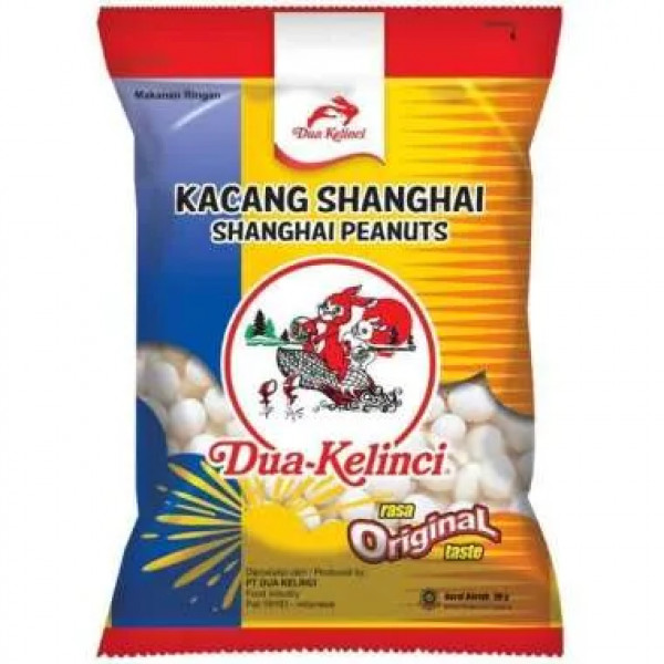 DUA KELINCI KACANG SHANGHAI 80G X 100