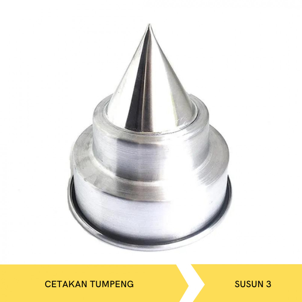 CETAKAN TUMPENG SUSUN 3