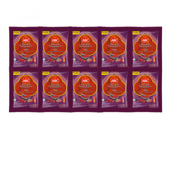 ABC SAMBAL NUSANTARA TERI PACK 18G/10`S X 10