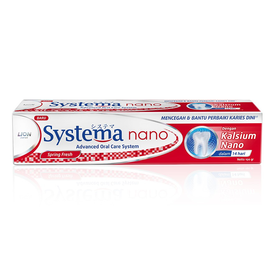 SYSTEMA NANO T.PASTE SPRING FRESH 190G X 24