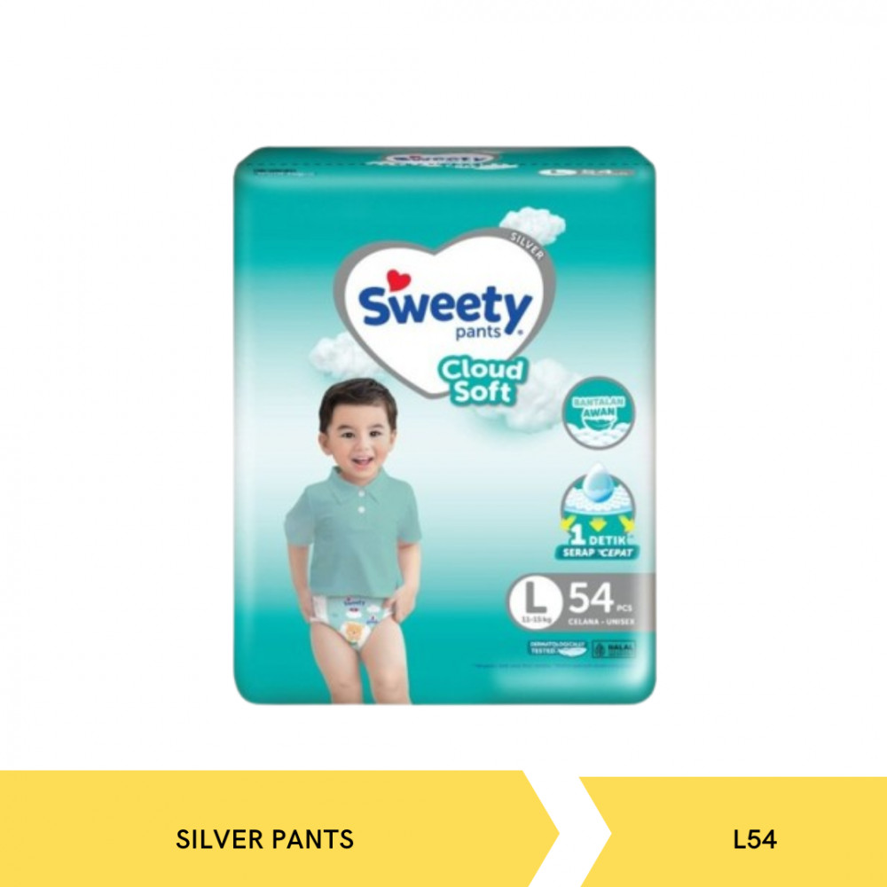 SWEETY SILVER PANTS L54 X 6