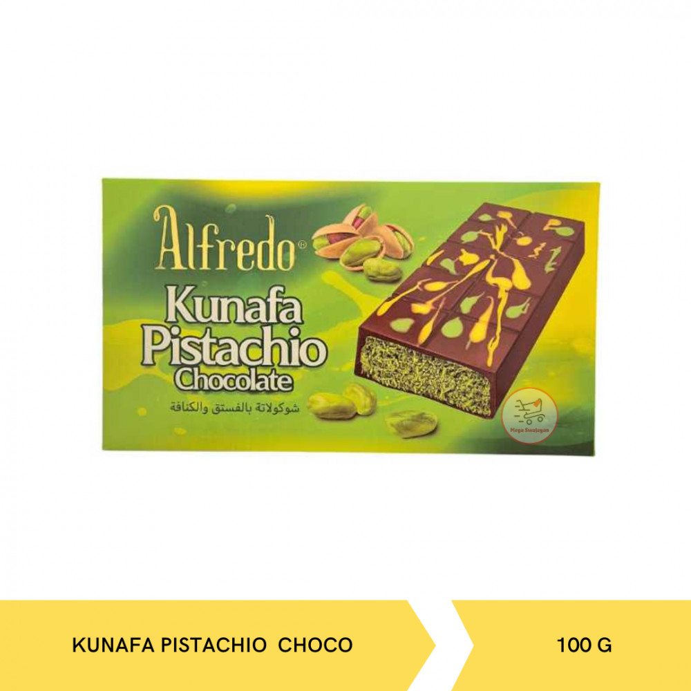 ALFREDO KUNAFA PISTACHIO CHOCO KTK 100G