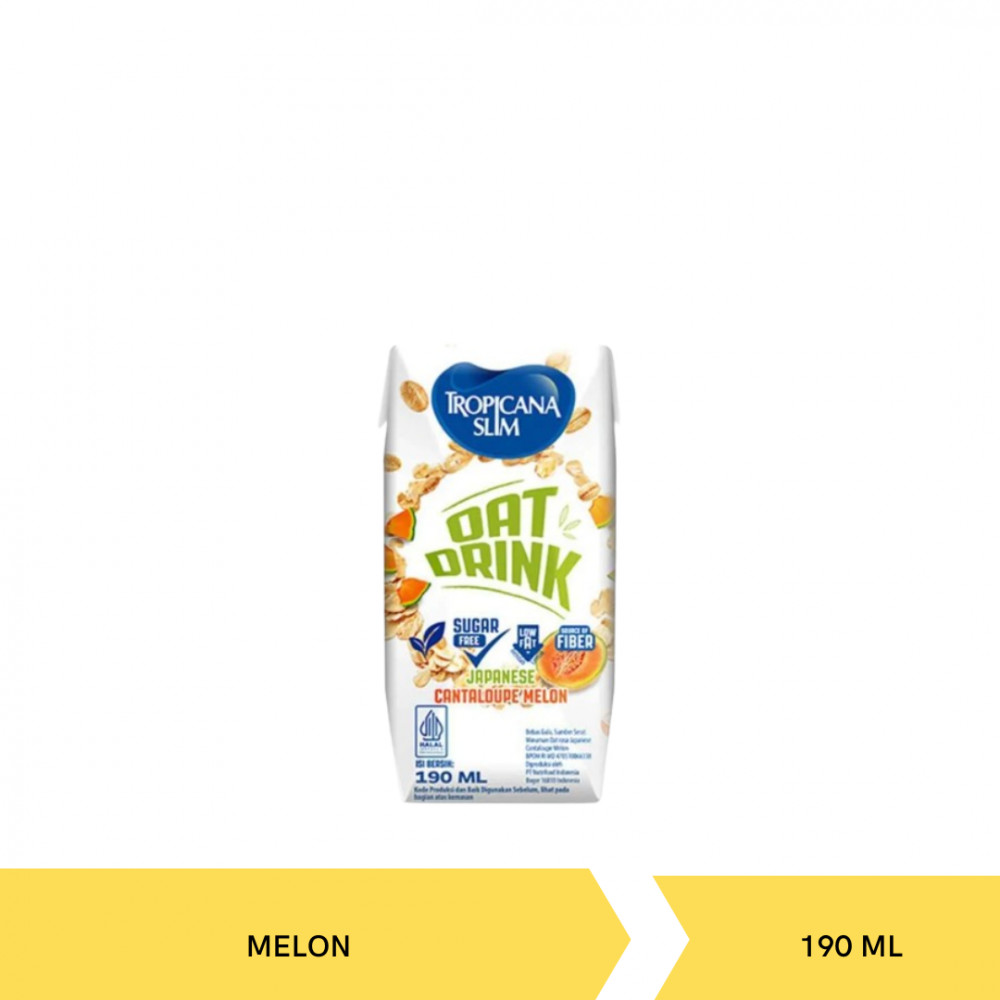 TROPICANA OAT DRINK MELON 190ML X 24