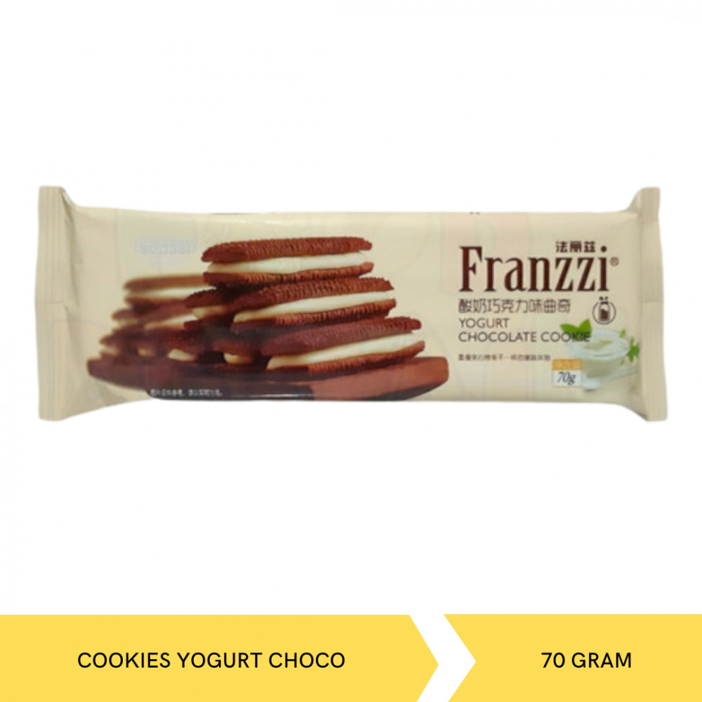 FRANZZI COOKIES YOGURT CHOCO 70GX36