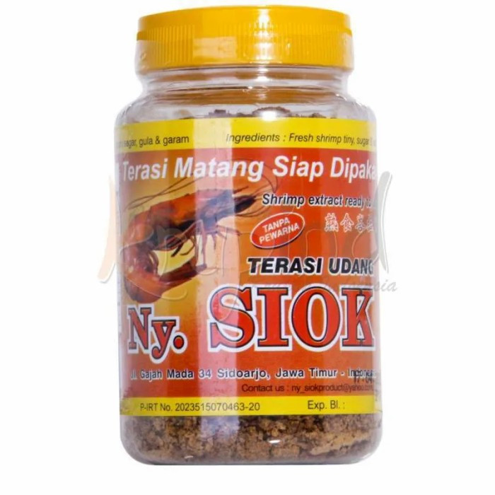 NY SIOK TERASI MATANG 150G X 36